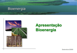 Apresentação Bioenergia