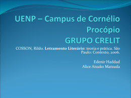 Letramento Literário - UENP-CCP