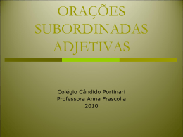 Slide 1 - Colégio Candido Portinari