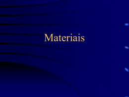 Classificação de Materiais