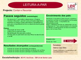 EB1/JI de Santa Luzia - Plano Nacional de Leitura