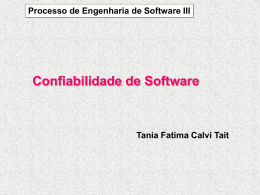 Confiabilidade de software