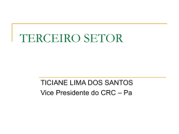 TERCEIRO SETOR - CRC-PA
