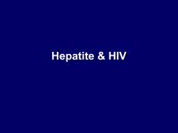 Hepatite B & HIV