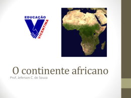 O continente africano