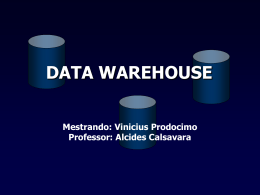 Data Warehouse - Modelo de Dados