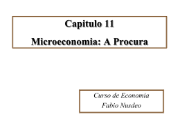 Microeconomia: a procura
