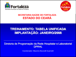 Treinamento Tabela Unificada