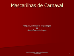 Mascarilhas de Carnaval