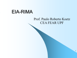 EIA - RIMA - Universidade de Passo Fundo