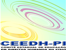 Comitê Estadual de Educação em Direitos Humanos do Piauí