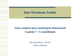 Data Warehouse Toolkit Contabilidade