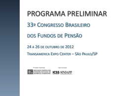 33C - PROGRAMA PRELIMINAR