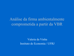 VBR - Instituto de Economia da UFRJ