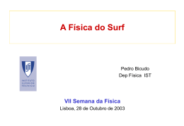 Surf Physics - Universidade de Lisboa