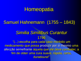 Homeopatia.