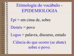 Epidemiologia (conceito)