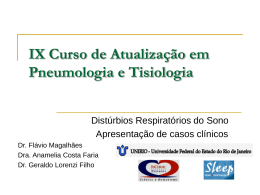 IX Curso de Atualização em Pneumologia e Tisiologia