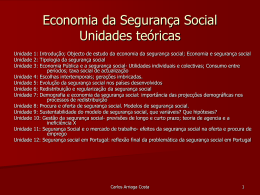 Economia e segurança social