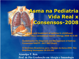 Tratamento da Asma em Pediatria-2008