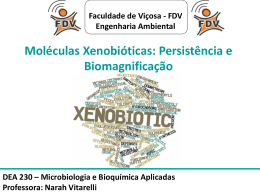 Aula 8_Moleculas Xenobioticas