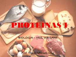 Proteínas - 1º anos EM - 2º trimestre