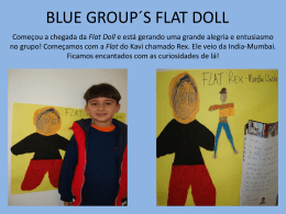 BLUE GROUP´S FLAT DOLL