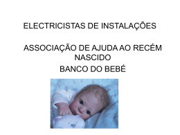 ELECTRICISTAS DE INSTALAÇOES