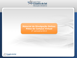 Slide 1 - Cruzeiro do Sul Virtual