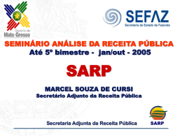 Secretaria Adjunta da Receita P&uacute;blica