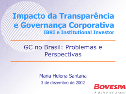 GC no Brasil: Problemas