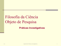 Práticas Investigativas - Universidade Castelo Branco