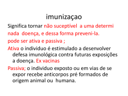 Curso básico de imunização - Universidade Castelo Branco