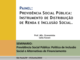 previd&ecirc;ncia social no brasil