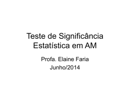 Slides - Profa. Elaine Faria Ribeiro
