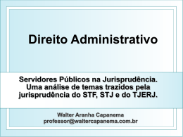 concursos públicos - Walter Aranha Capanema
