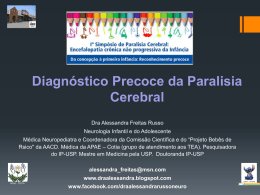 Diagnóstico Precoce da Paralisia Cerebral