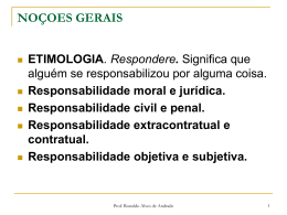 dano moral. - Prof. Dr. Ronaldo Alves de Andrade