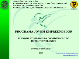 Programa Jovem Empreendedor