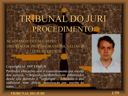 TRIBUNAL DO JURI