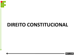 DIREITO CONSTITUCIONAL