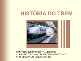 HISTÓRIA DO TREM