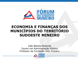Economia e Finanças no Sudoeste Mineiro