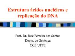 Estrutura e Replicação do DNA