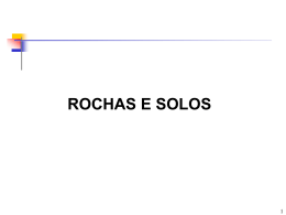 rochas e solos