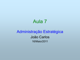 Estrat&eacute;gias no N&iacute;vel da Unidade de Neg&oacute;cio