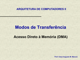 Modos de Transferencia (DMA).