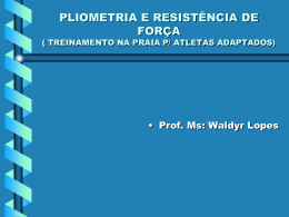 pliometria e resistência de força - Universidade Castelo Branco