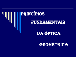 S:sombra Princípios Fundamentais da Óptica Geométrica