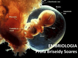 1a aula - Noções embriologia e sist reprod